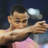 Jason Joseph a été le plus rapide sur le 110 m haies KEYSTONE/AP/Gregorio Borgia
